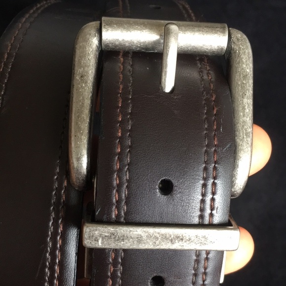 Mens Brown or Black Swivel Buckle Belt - Picture 8 of 16